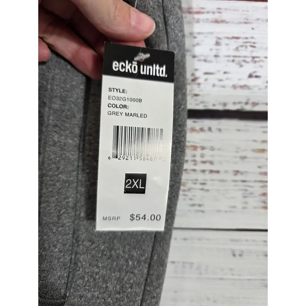 Ecko Unltd. Mens sweatpants in gray size 2XL